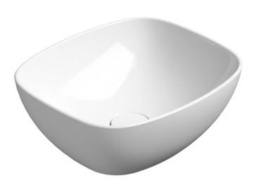 NUBES 40X35 - Countertop rectangular ceramic washbasin by GSI ceramica - view 2